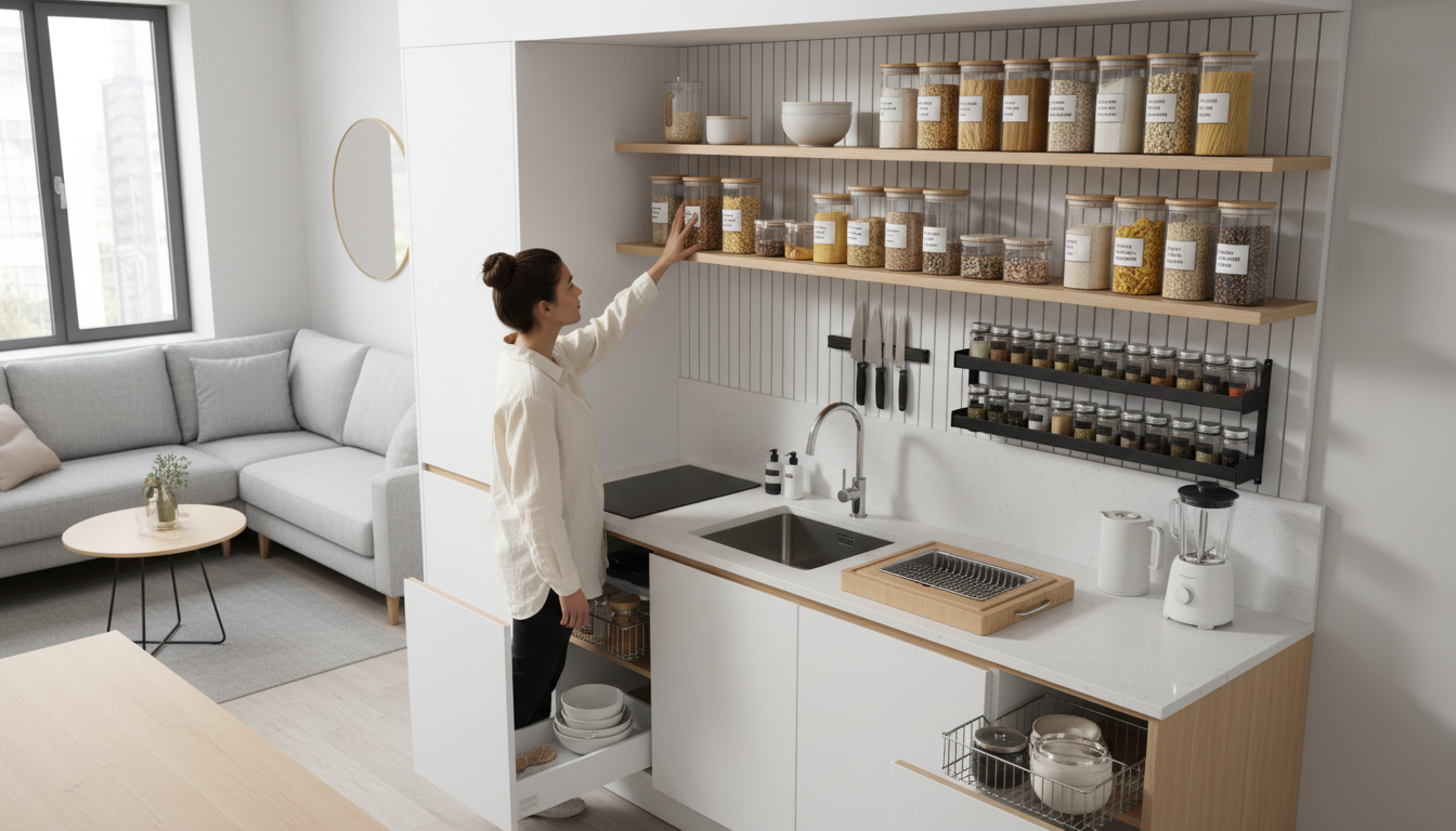 studio kitchen storage