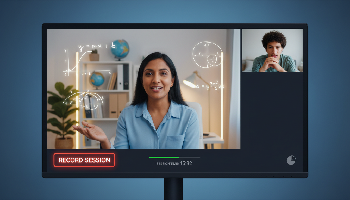 teacher virtual meeting