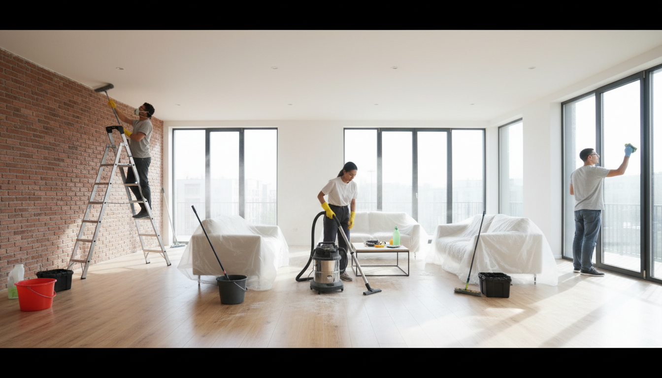 construction clean