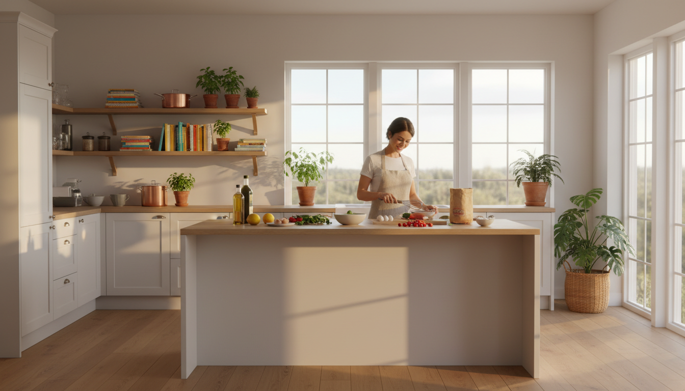 natural light kitchen