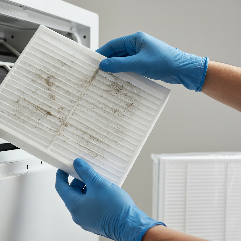 changing air filter