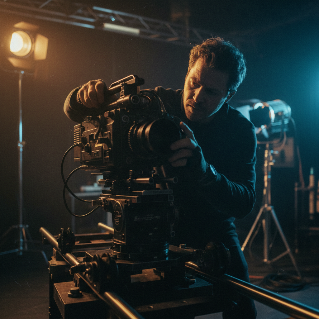 cinematographer working