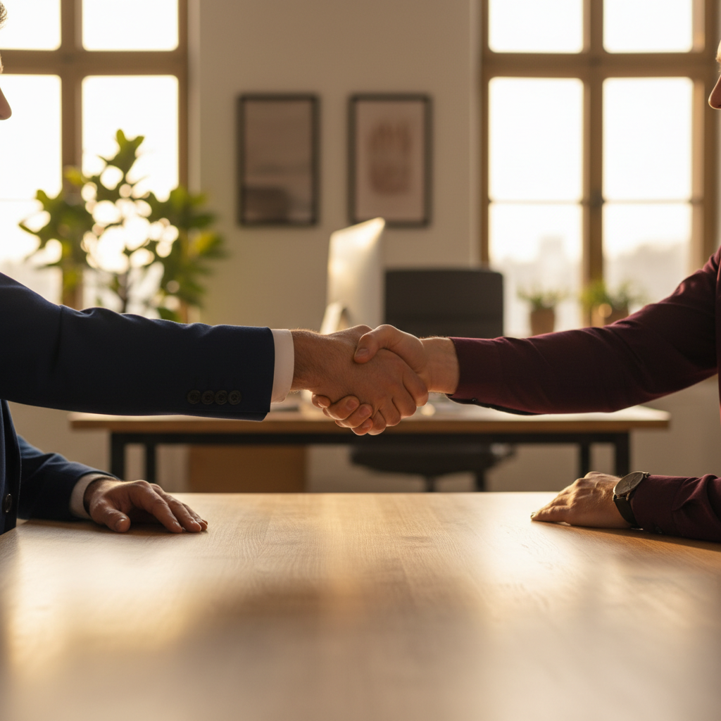 partnership handshake