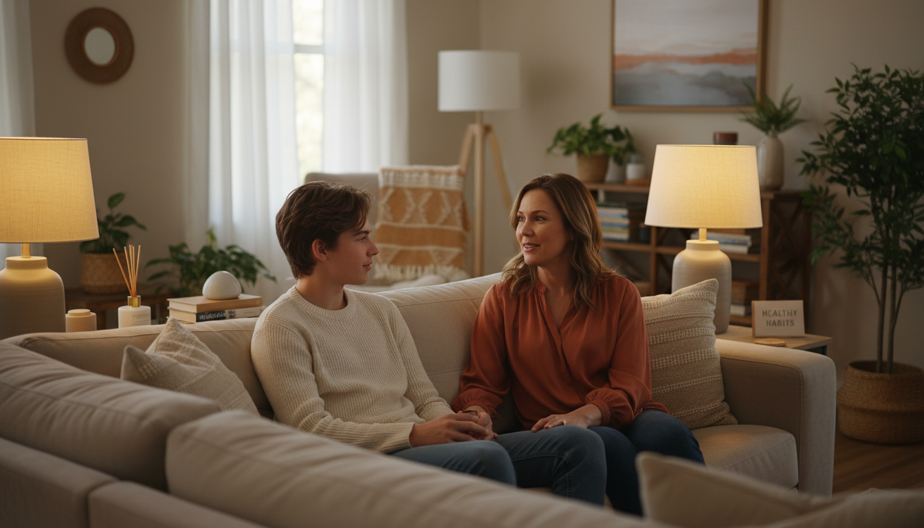 parent teen conversation