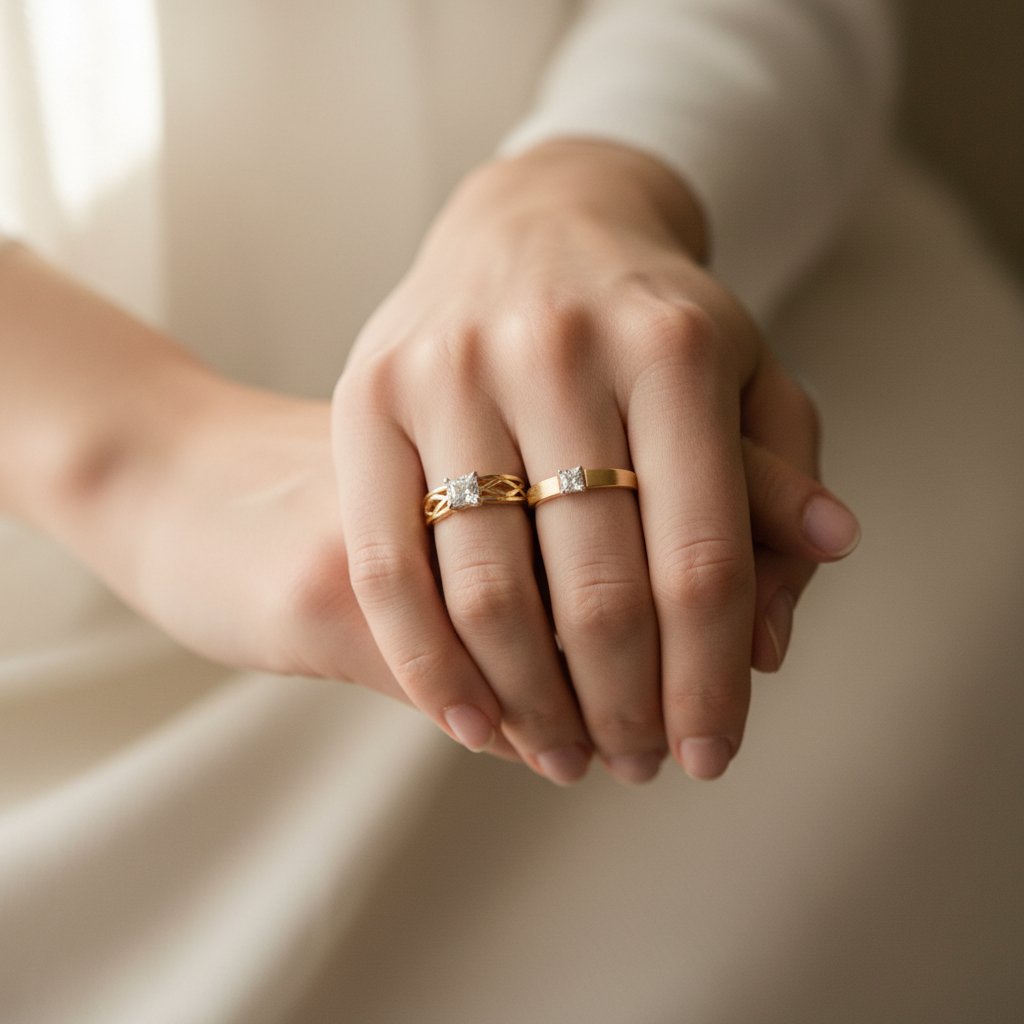 modern engagement rings