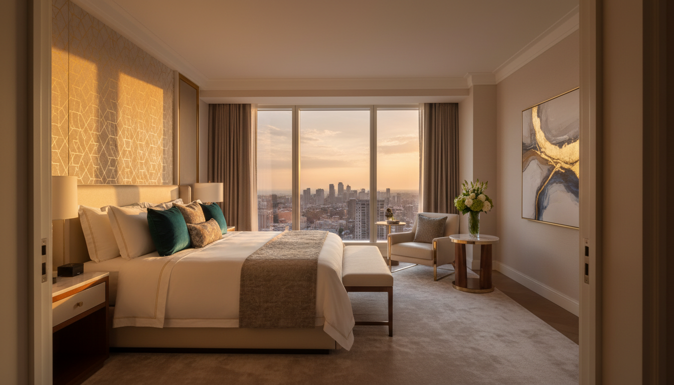 luxury hotel window