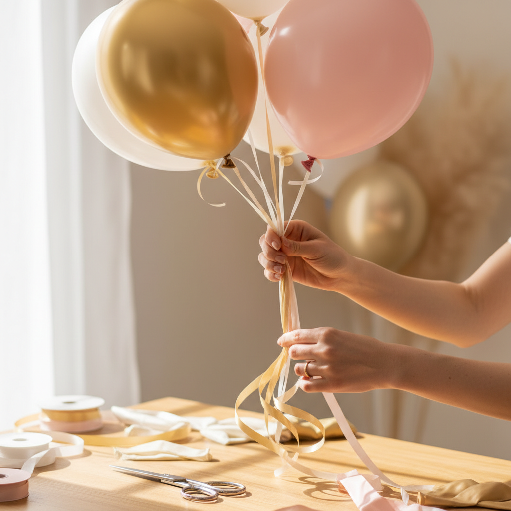 balloon artist creating
