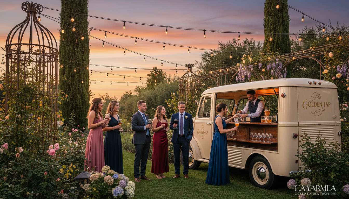 vintage mobile bar