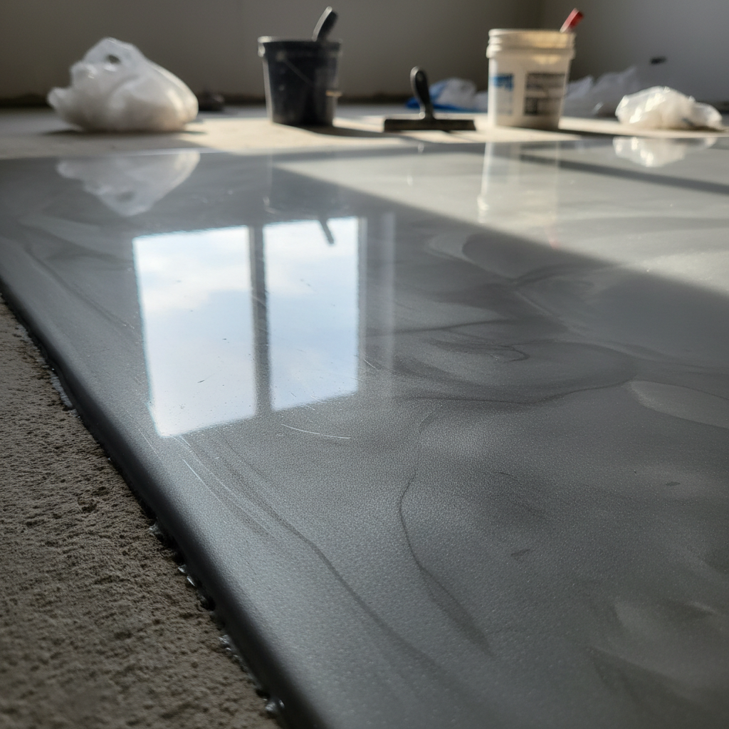 stylish epoxy floor