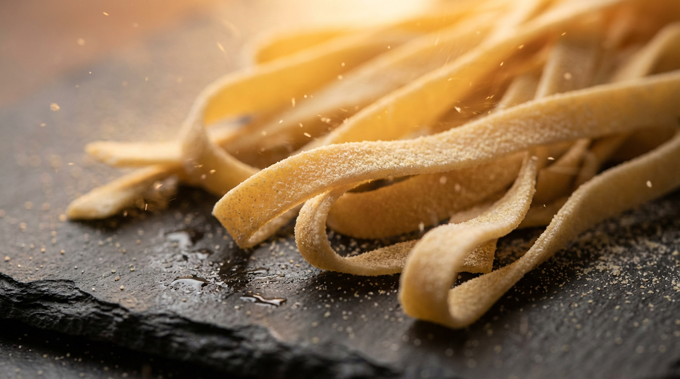 closeup pasta texture