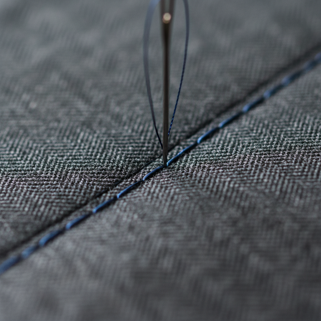 uneven stitches