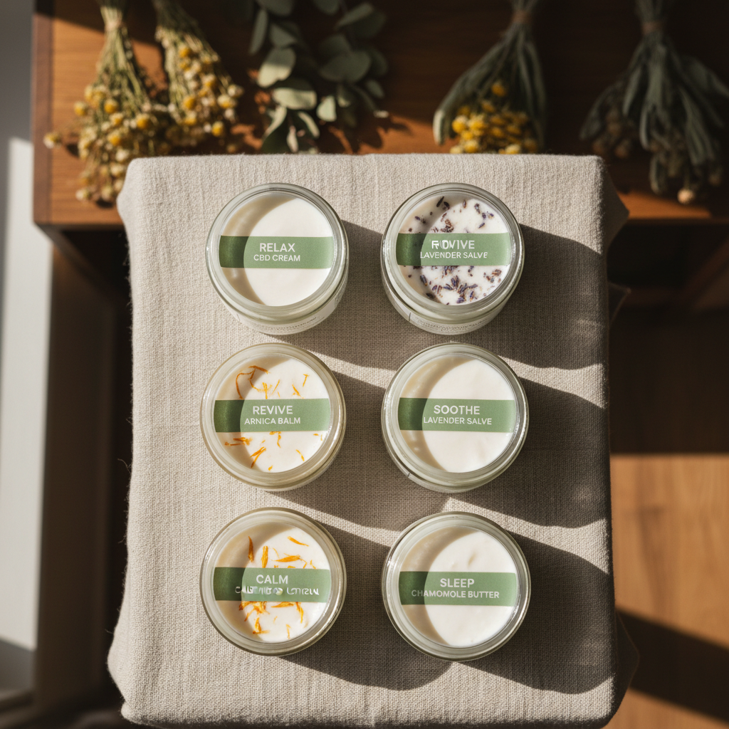 CBD salve jar