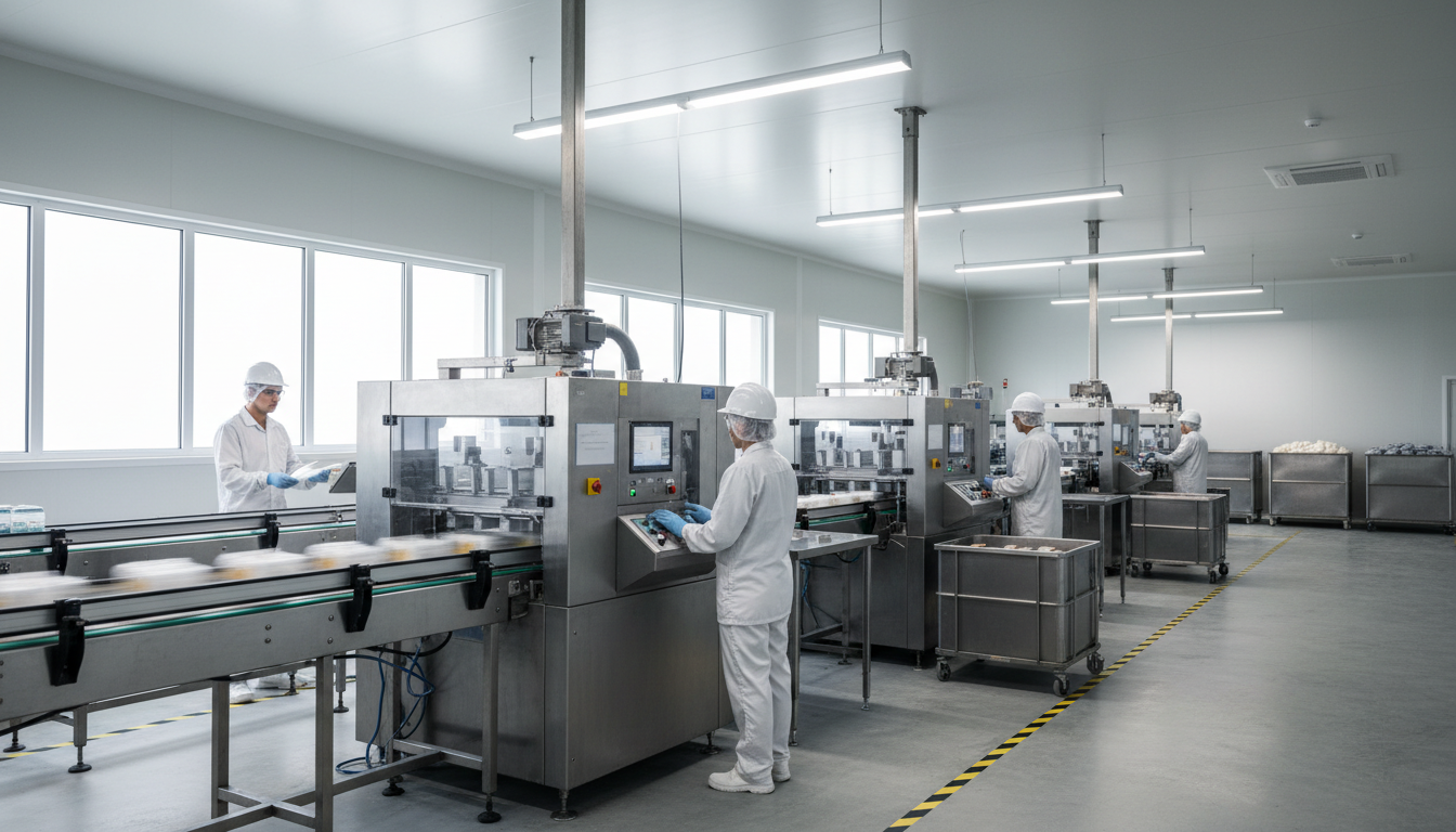 food processing factory