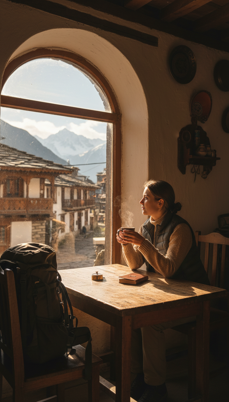 peaceful traveler