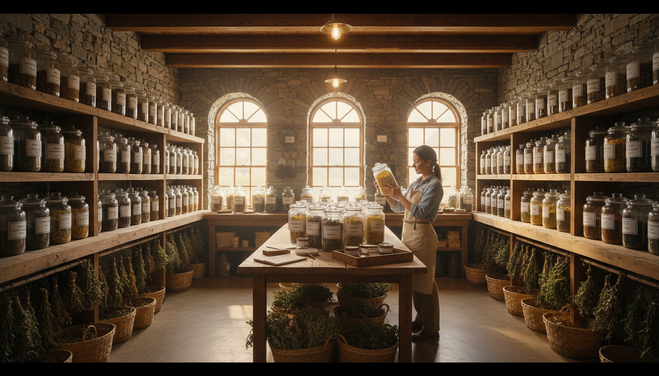 safe storage herbs