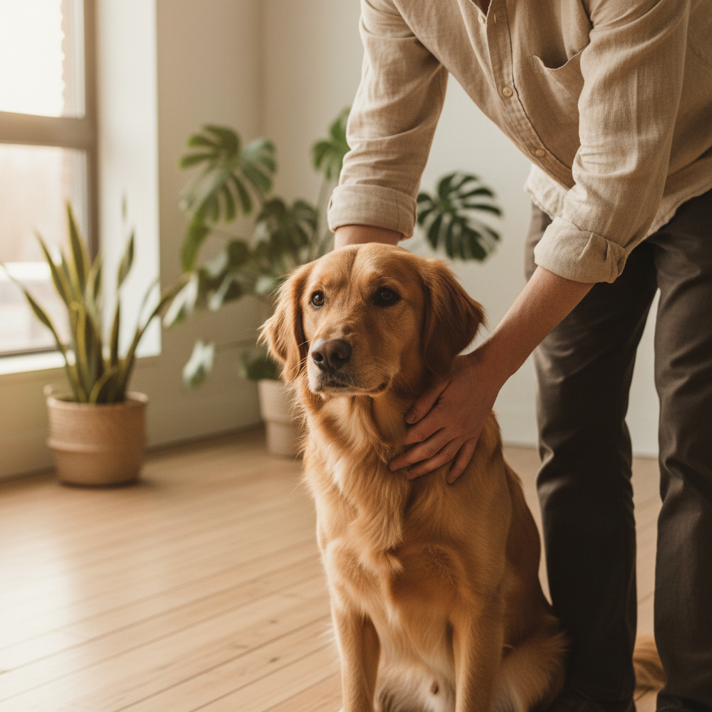 happy dog training