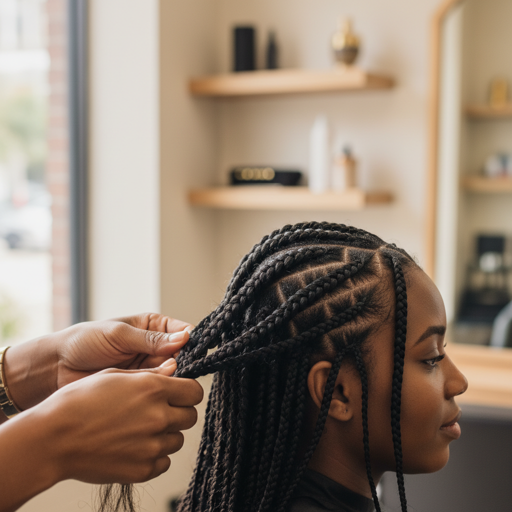 cornrow hairstyle