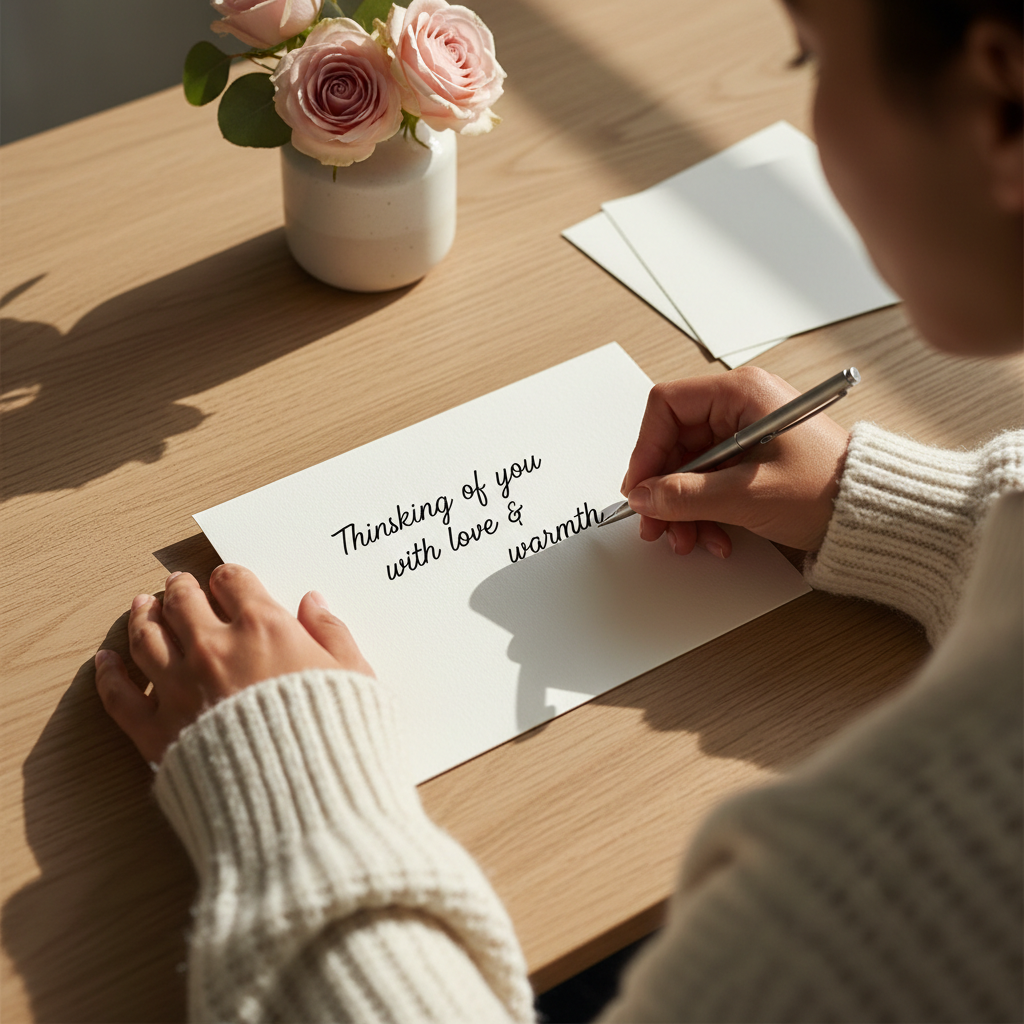writing card