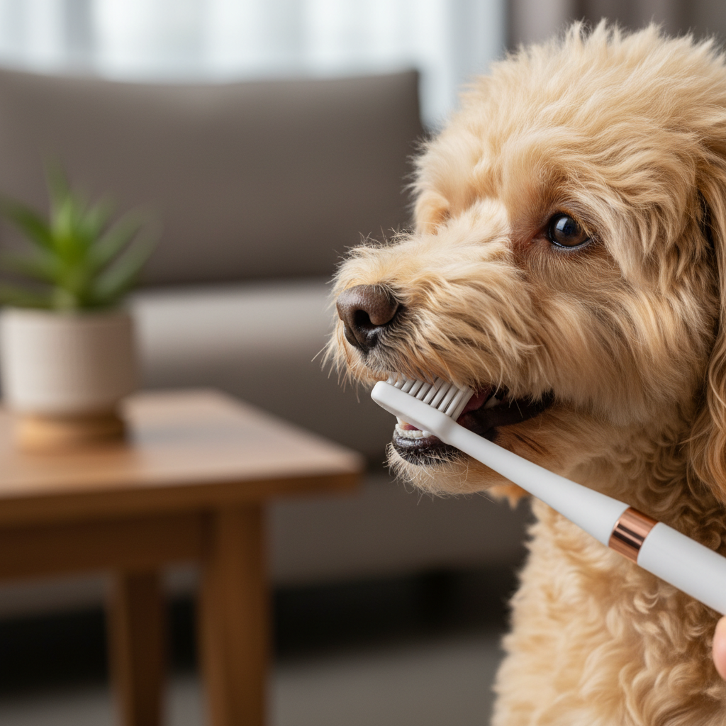 brushing teeth