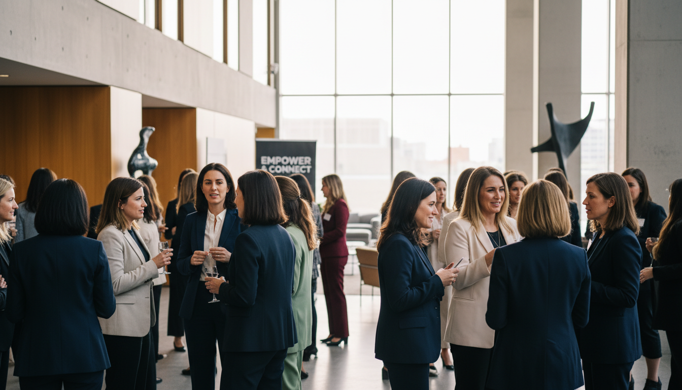 women networking event