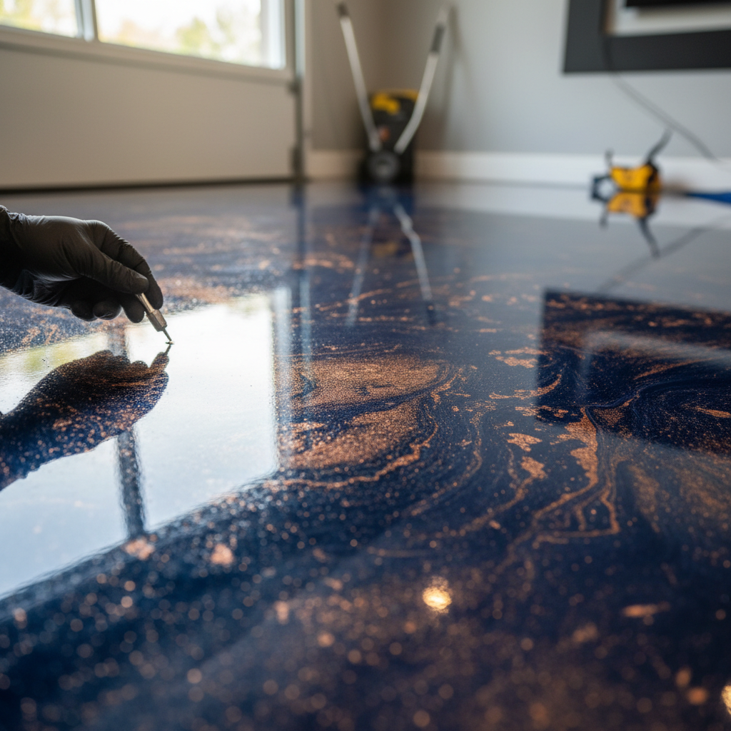 decorative epoxy floor