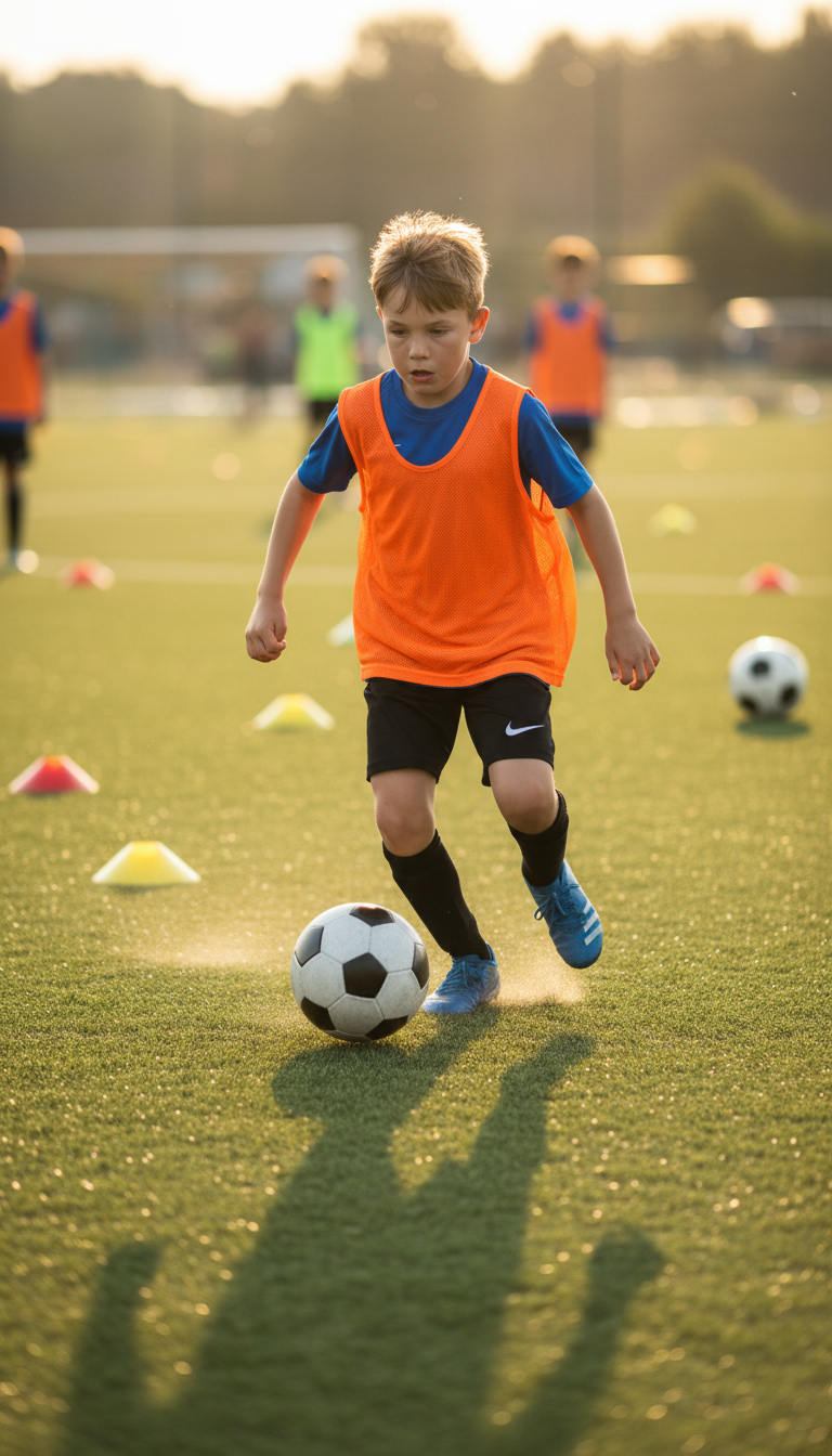 dribbling soccer