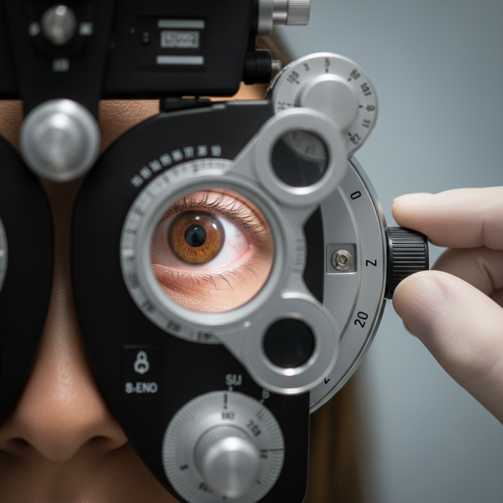 eye iris examination