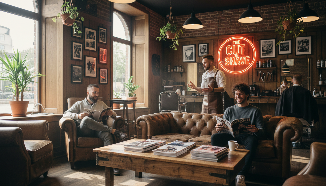 barbershop atmosphere