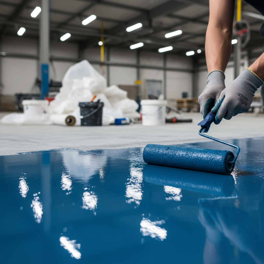 applying epoxy