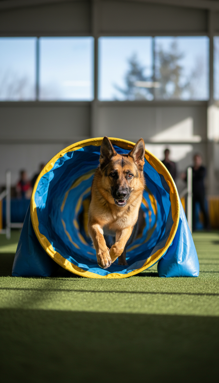 australian shepherd agility