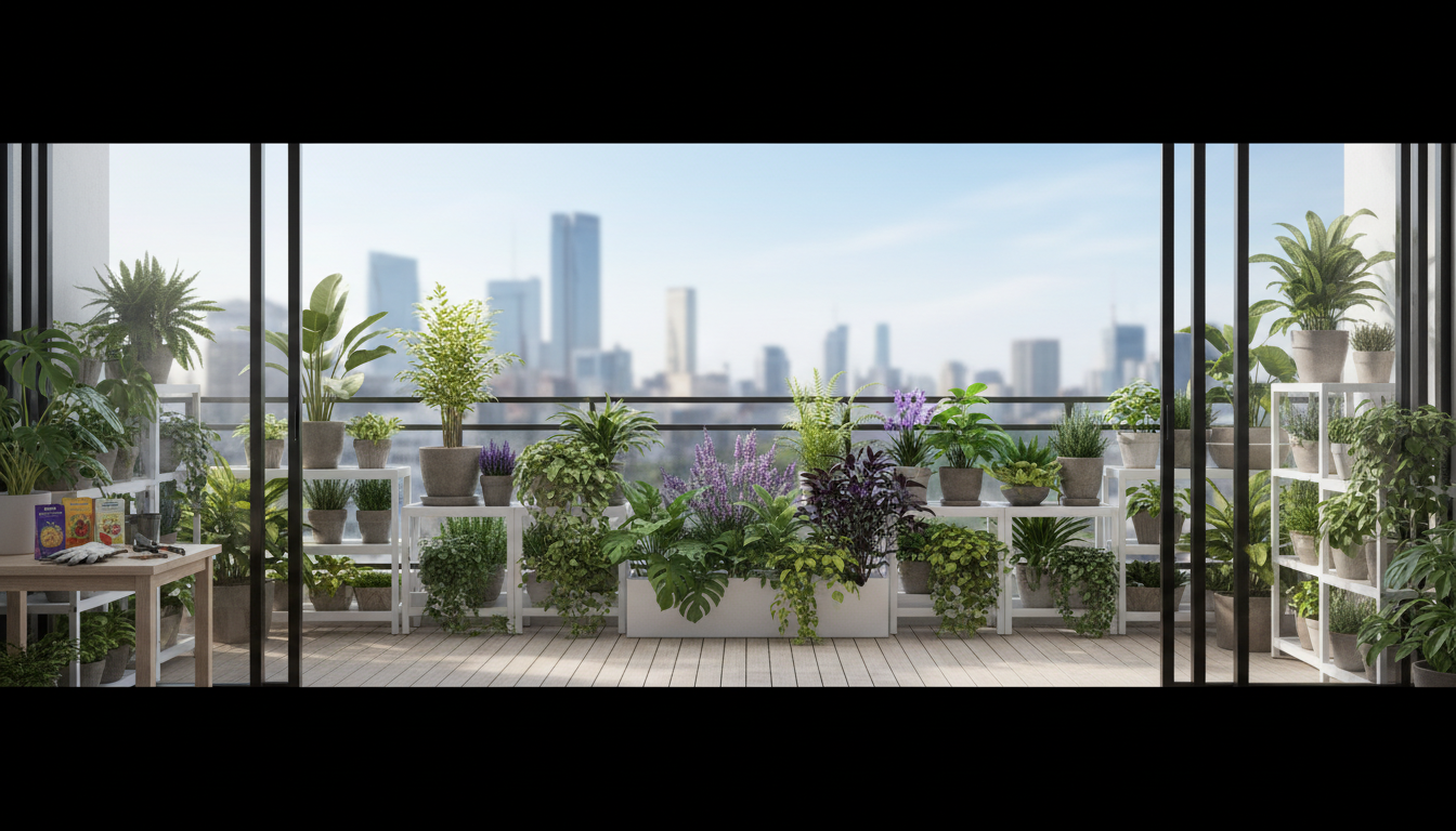 small balcony garden