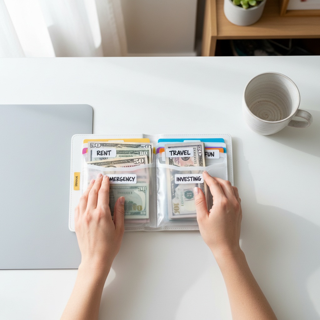 woman budgeting