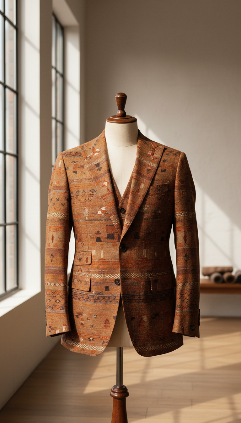 autumn tweed suit