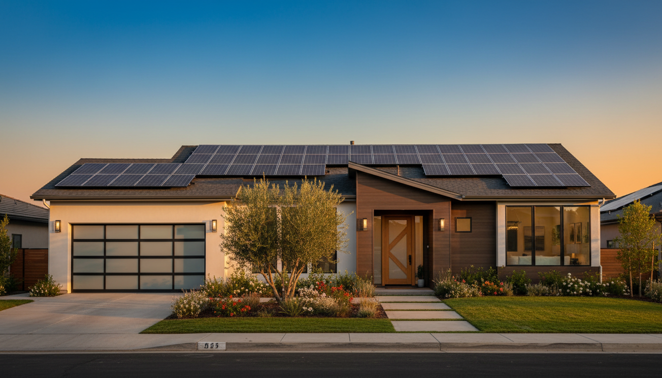home exterior sun