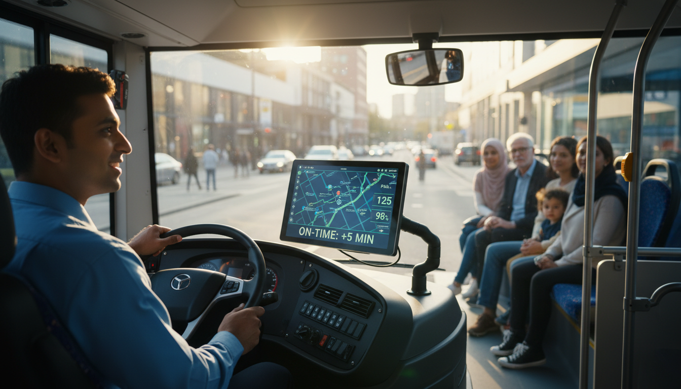 modern bus