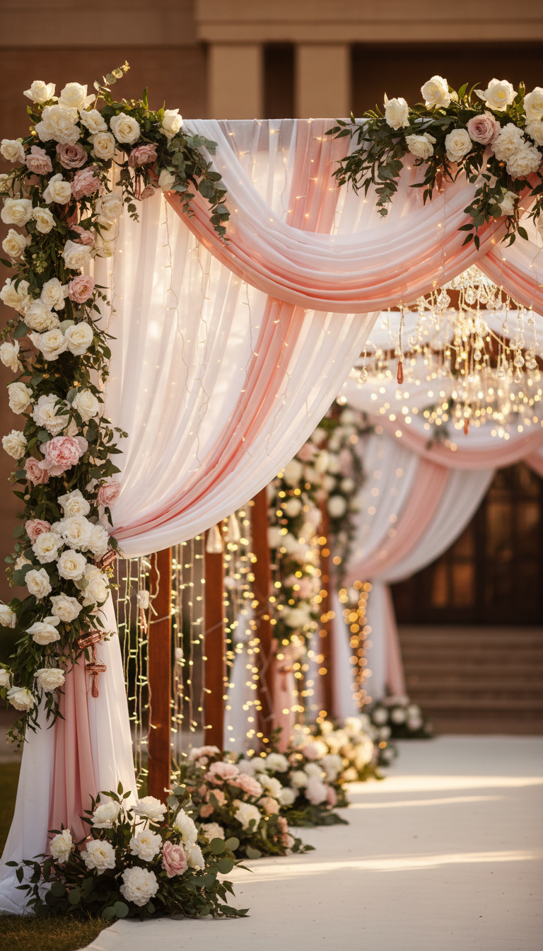 string lights wedding