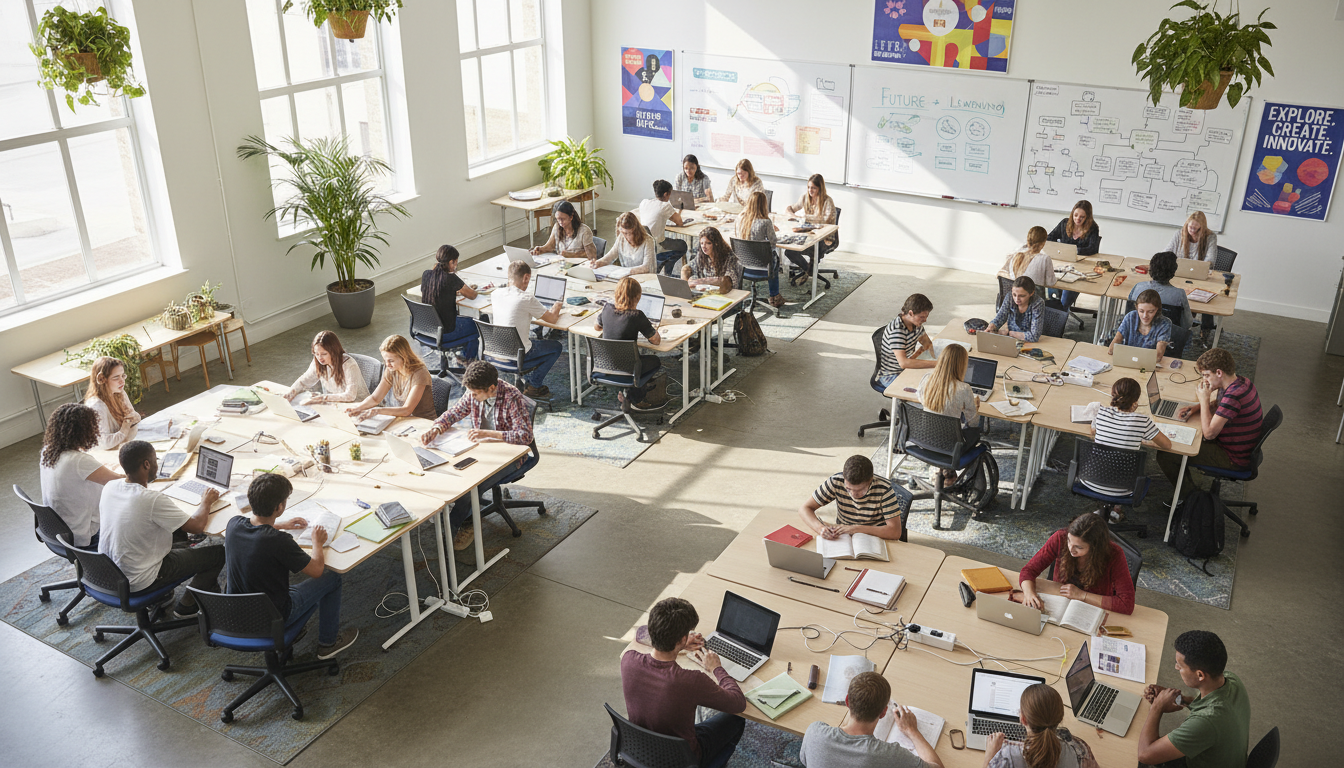 blended learning classroom