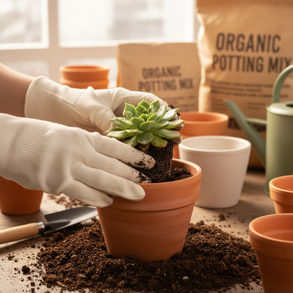 plant potting