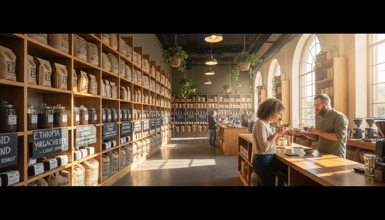 organic coffee shop