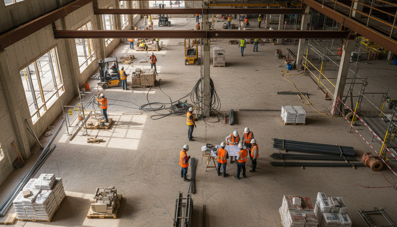 commercial construction site