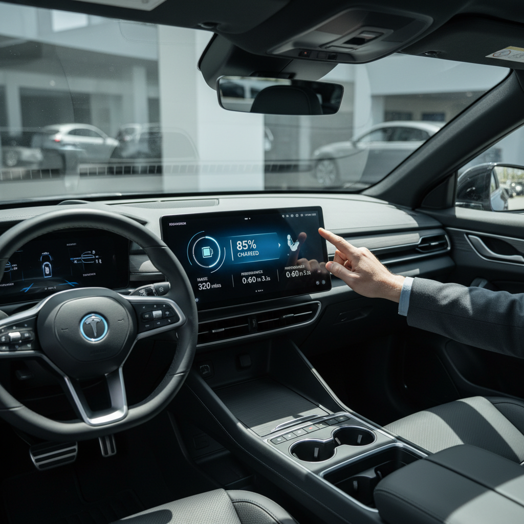 electric car interior