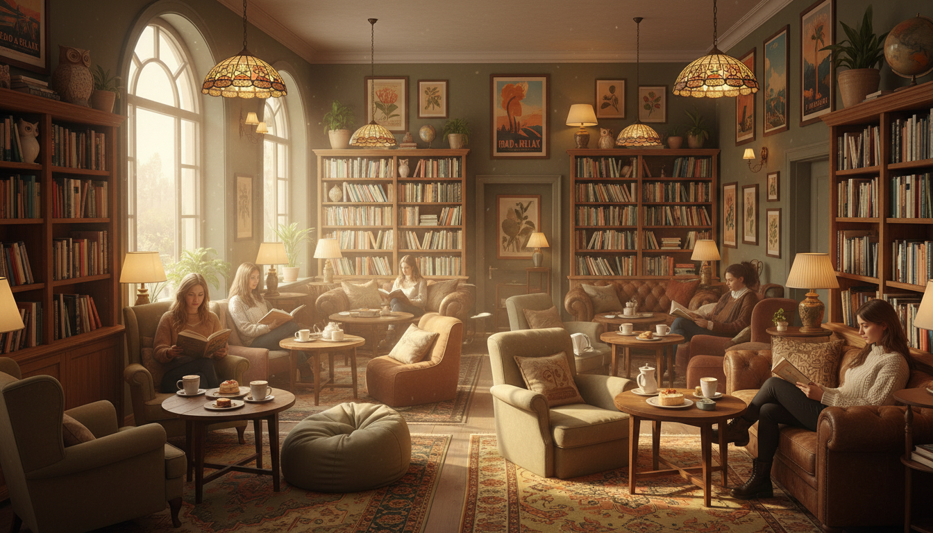 cozy cafe corner