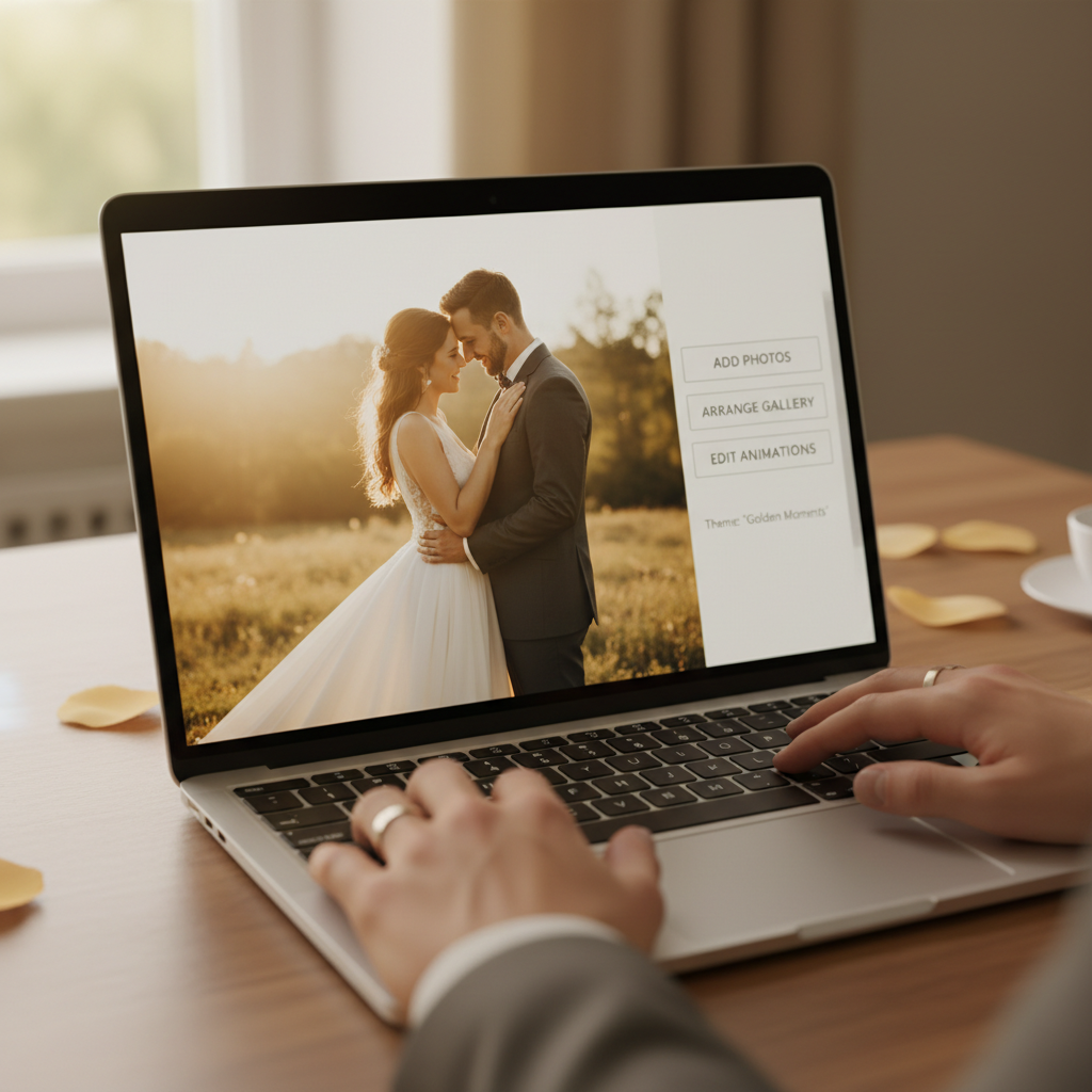 mirror photo gallery wedding