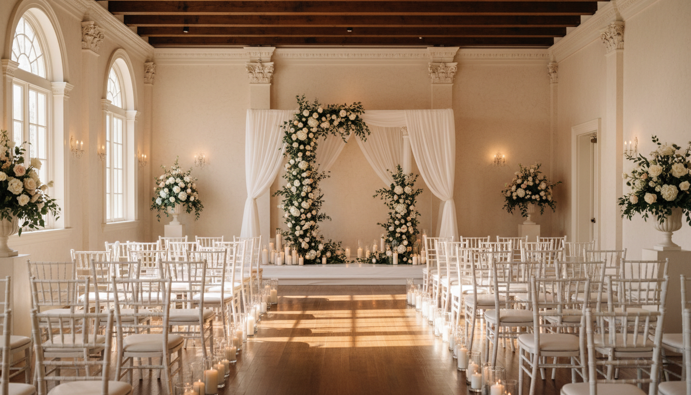 wedding decor church