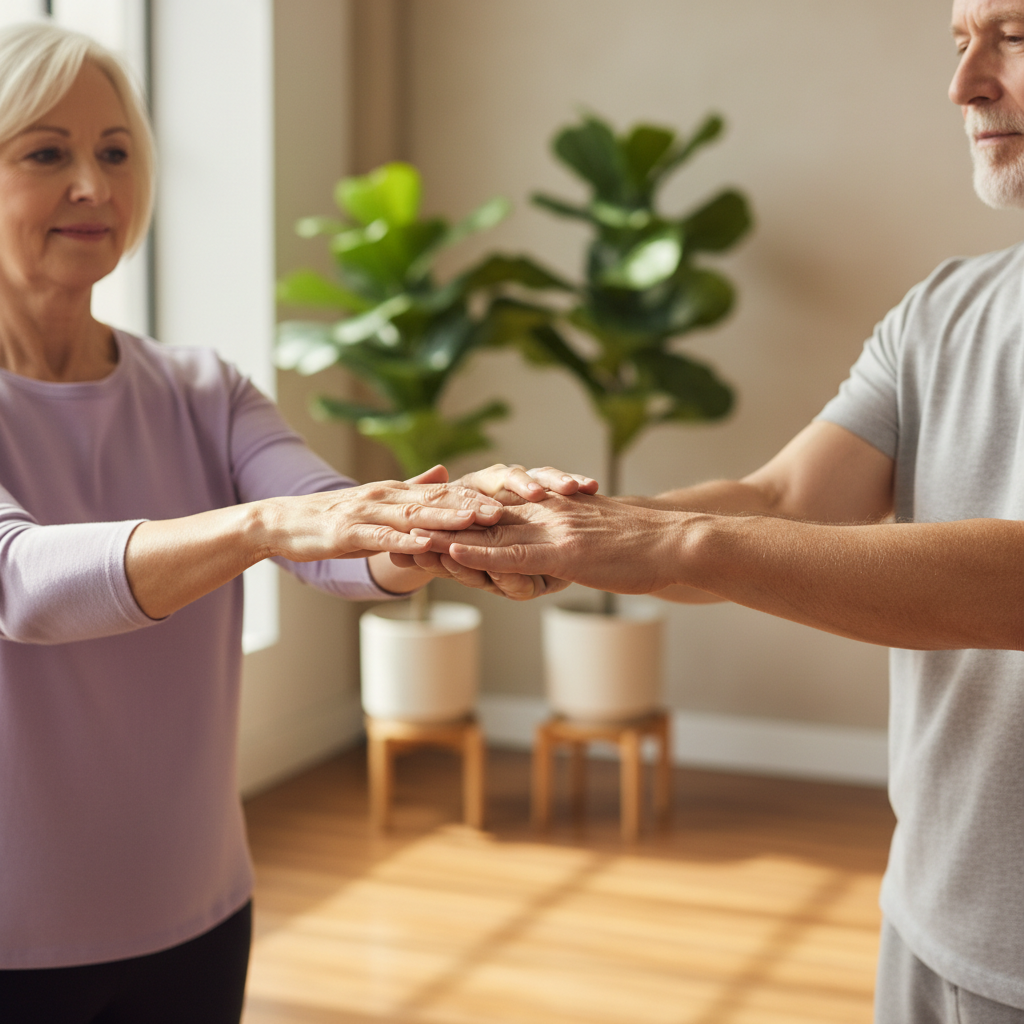 seniors exercising