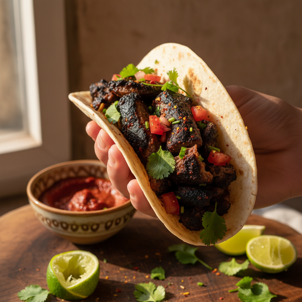 street food burrito