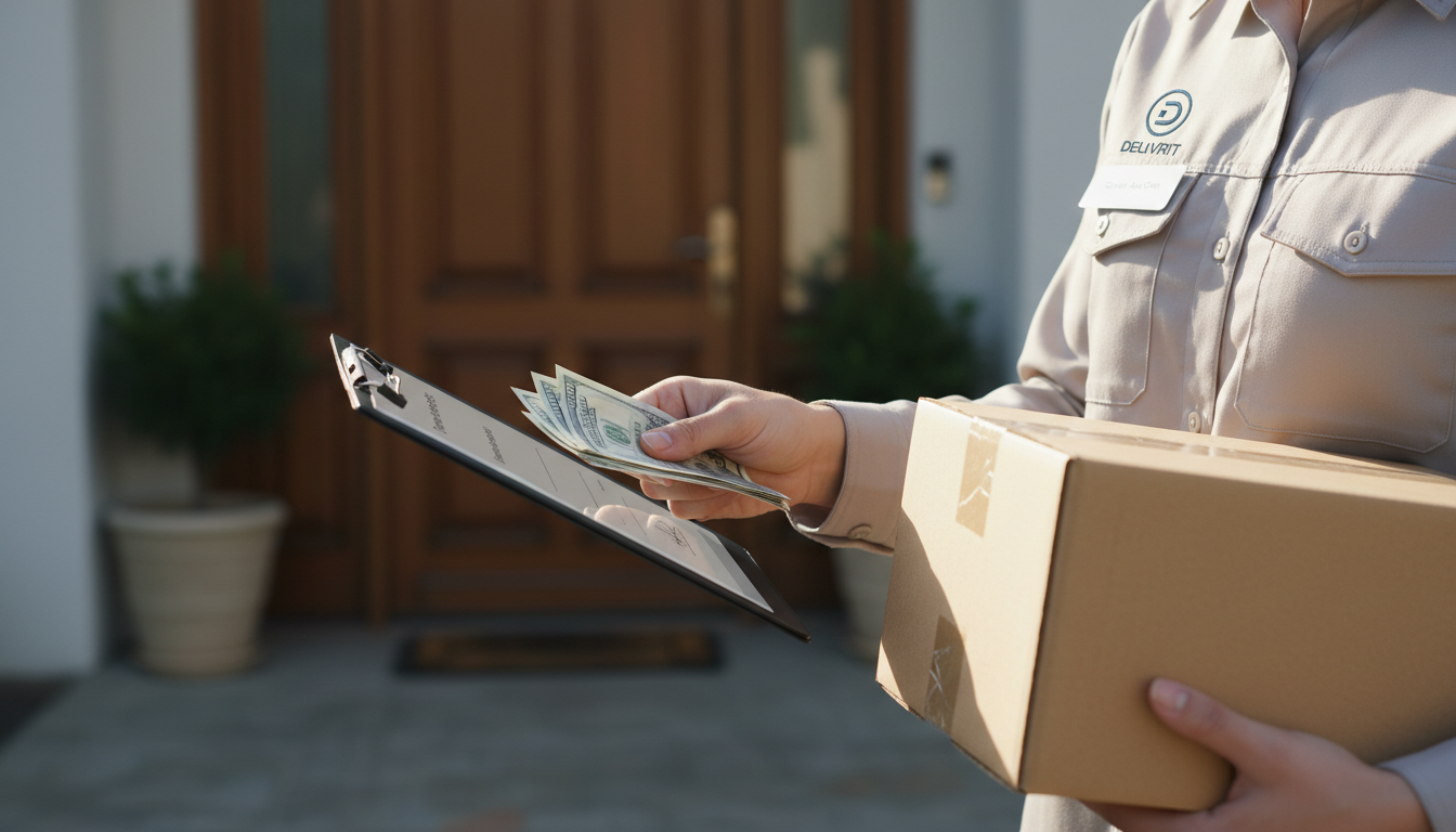 receiving money