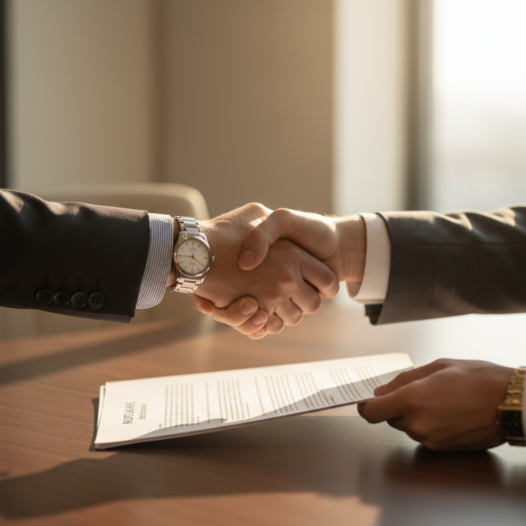 business handshake