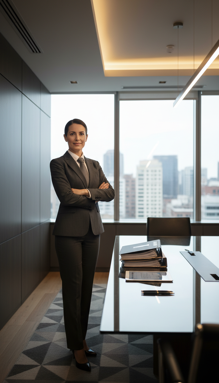 confident lawyer