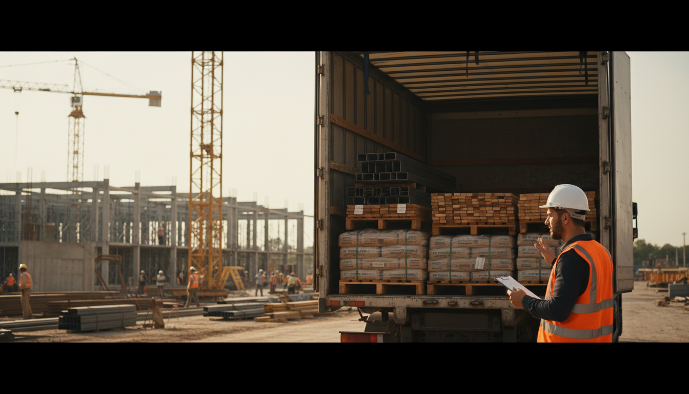 construction materials delivery